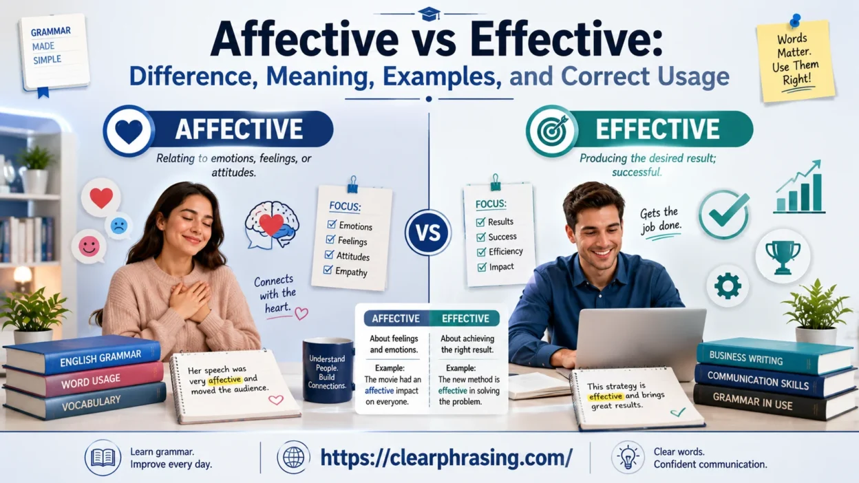 Affective vs Effective