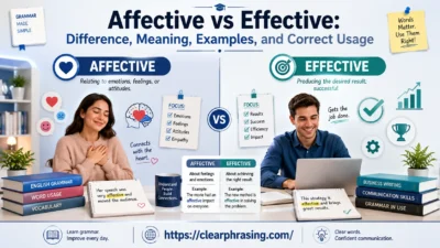 Affective vs Effective