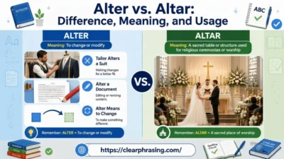 alter-vs-altar