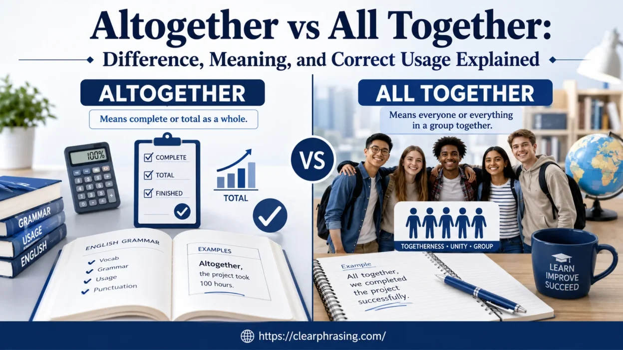 Altogether vs All Together