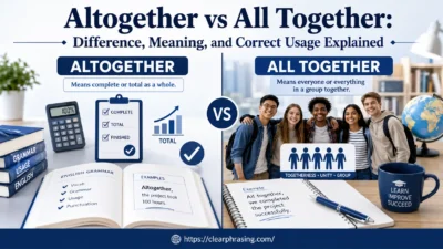 Altogether vs All Together