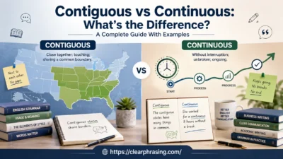 Contiguous vs Continuous