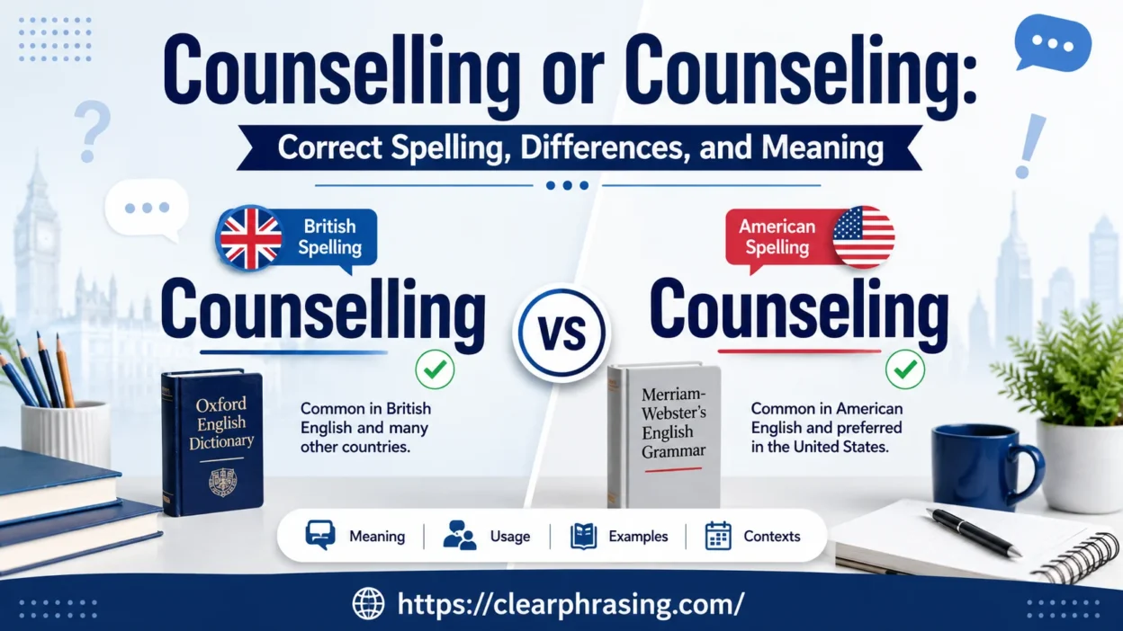 Counselling or Counseling