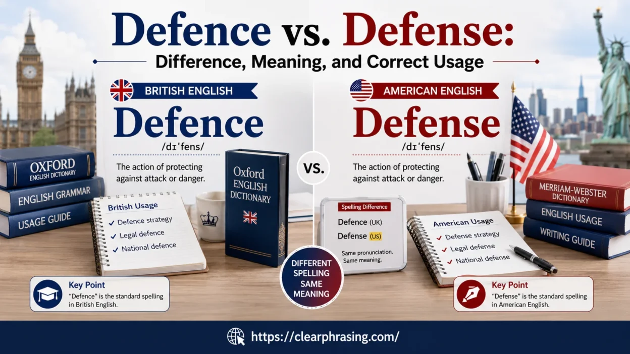 Defence vs. Defense