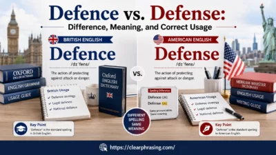 Defence vs. Defense
