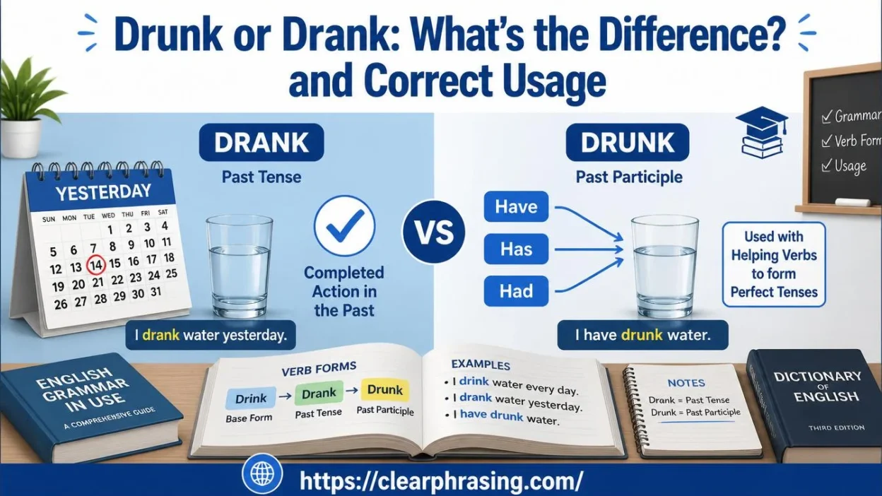 Drunk or Drank