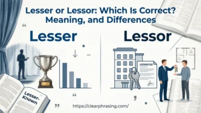 Lesser or Lessor