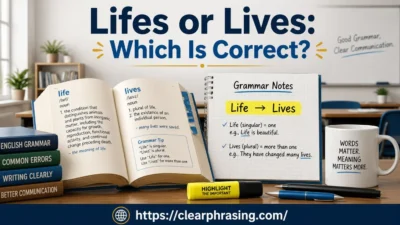Lifes or Lives