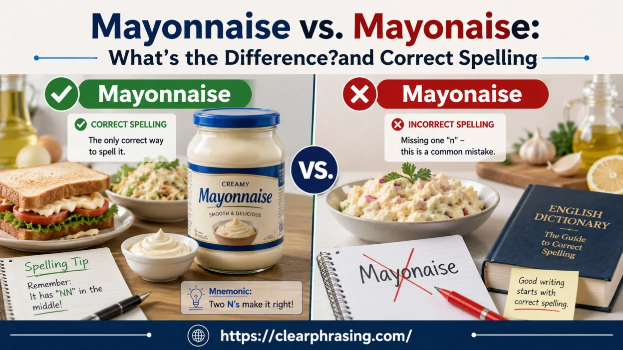 Mayonnaise vs. Mayonaise