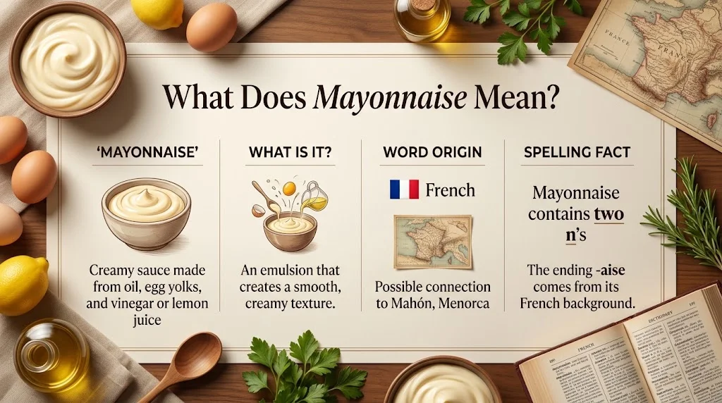 Mayonnaise vs. Mayonaise Quick reference