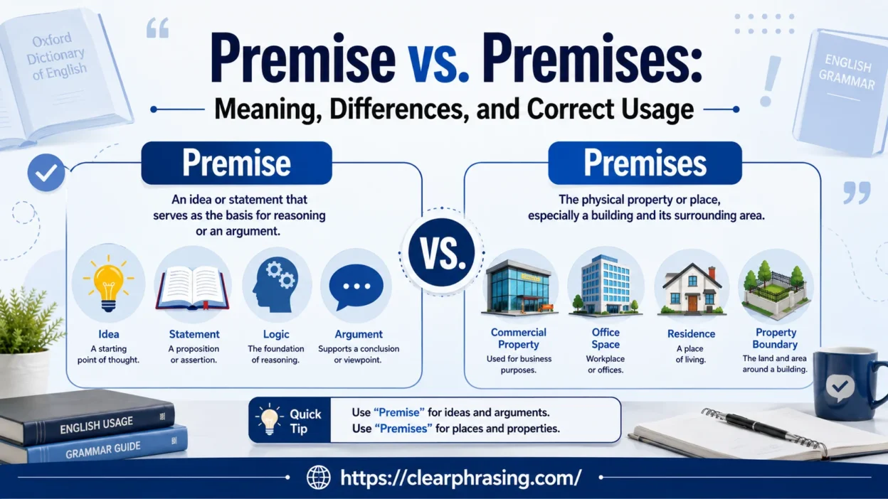 Premise vs. Premises