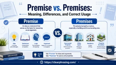 Premise vs. Premises