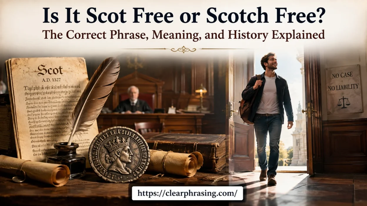 Scot Free or Scotch Free