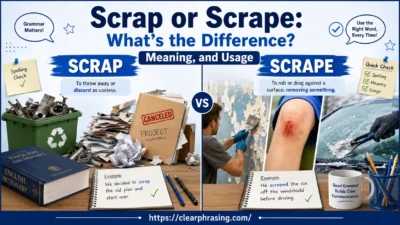 Scrap or Scrape