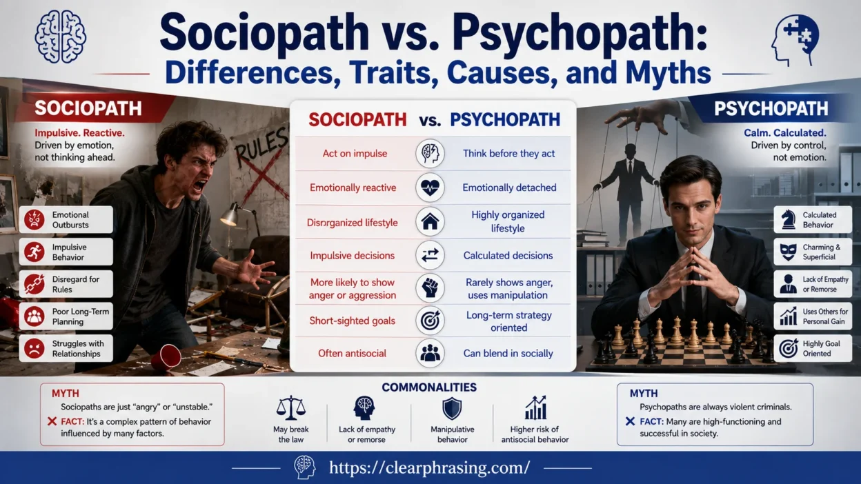 Sociopath vs. Psychopath