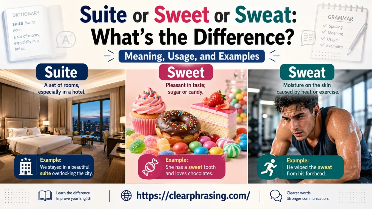 Suite or Sweet or Sweat