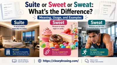 Suite or Sweet or Sweat