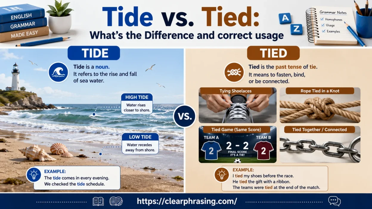 Tide vs. Tied: What's