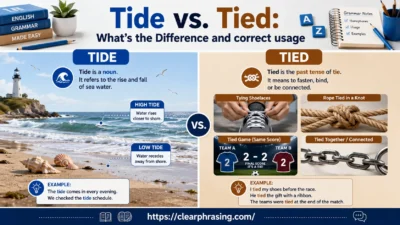 Tide vs. Tied: What's