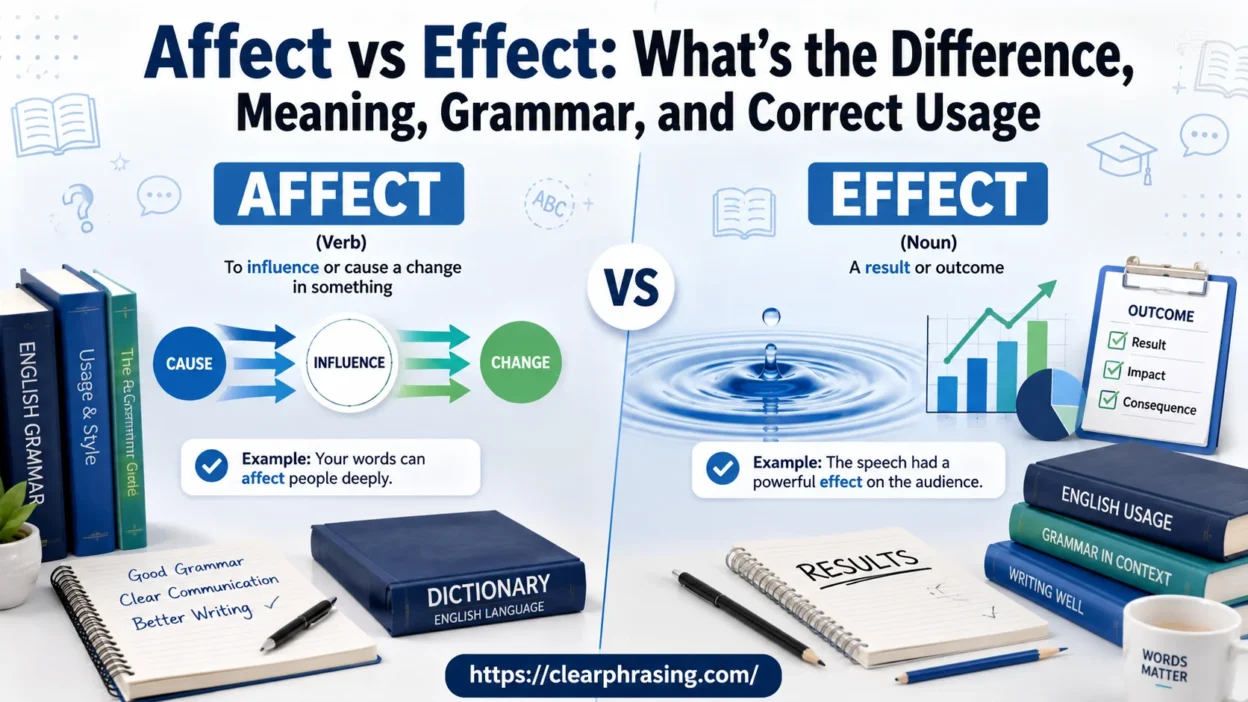 Affect vs Effect