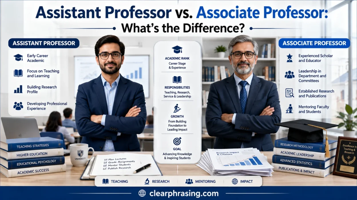 Assistant Professor vs. Associate Professor