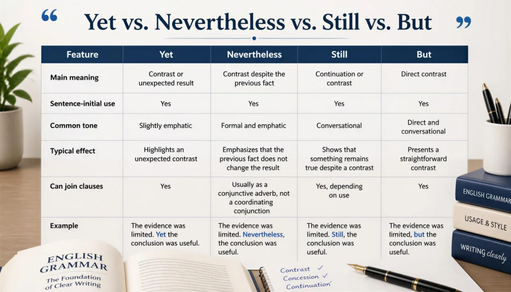 Can You Start a Sentence With Yet: complete grammar