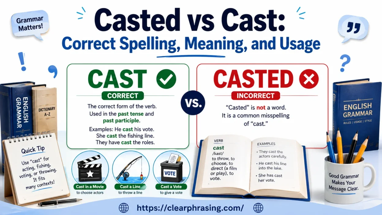 Casted vs Cast