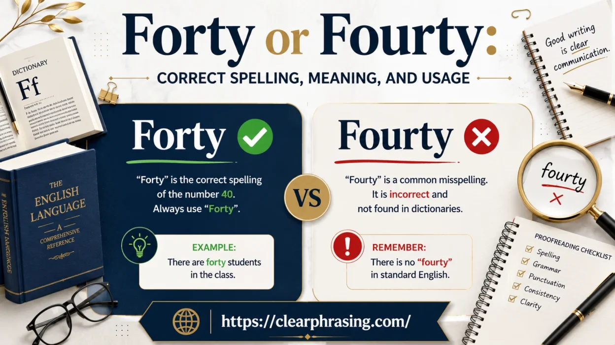 Forty or Fourty