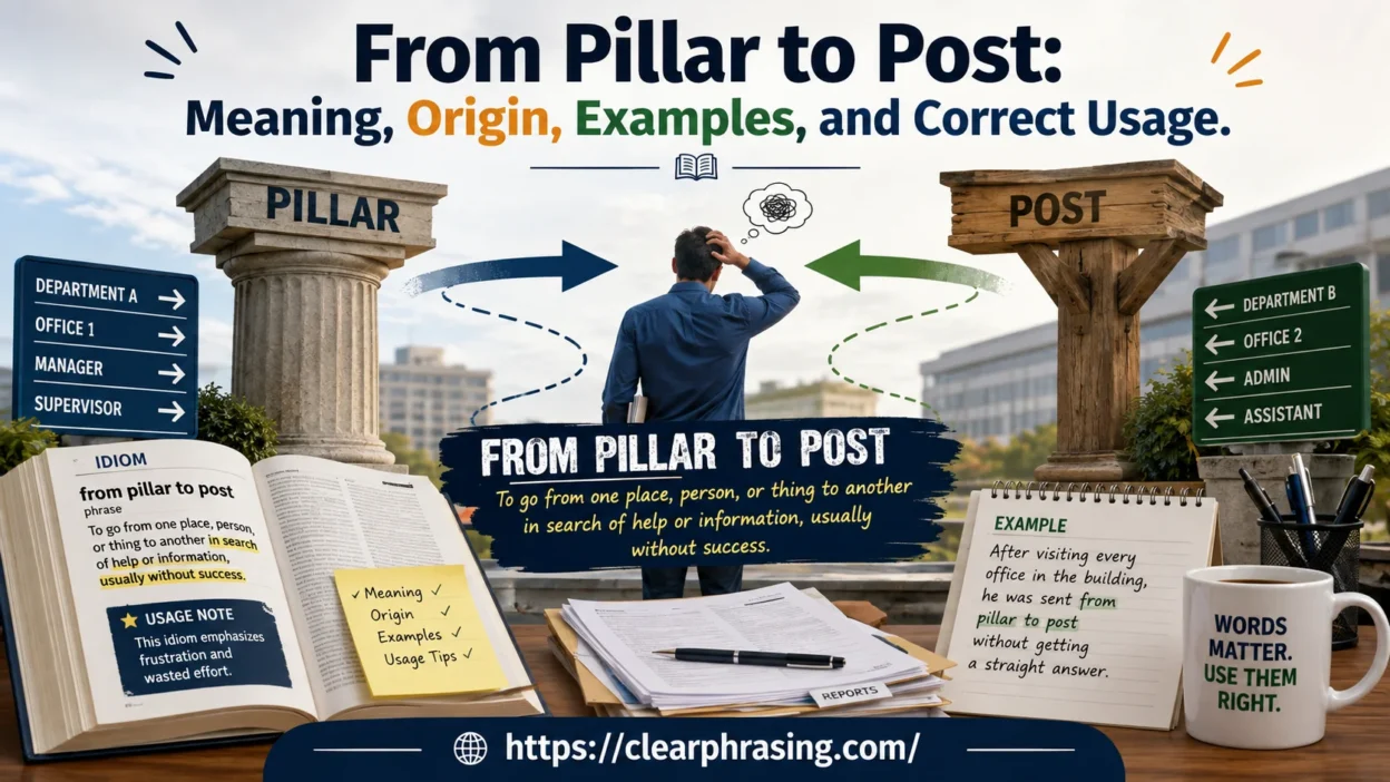 From Pillar to Post