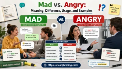 Mad vs. Angry