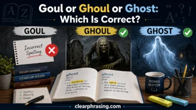 Goul or Ghoul or Ghost