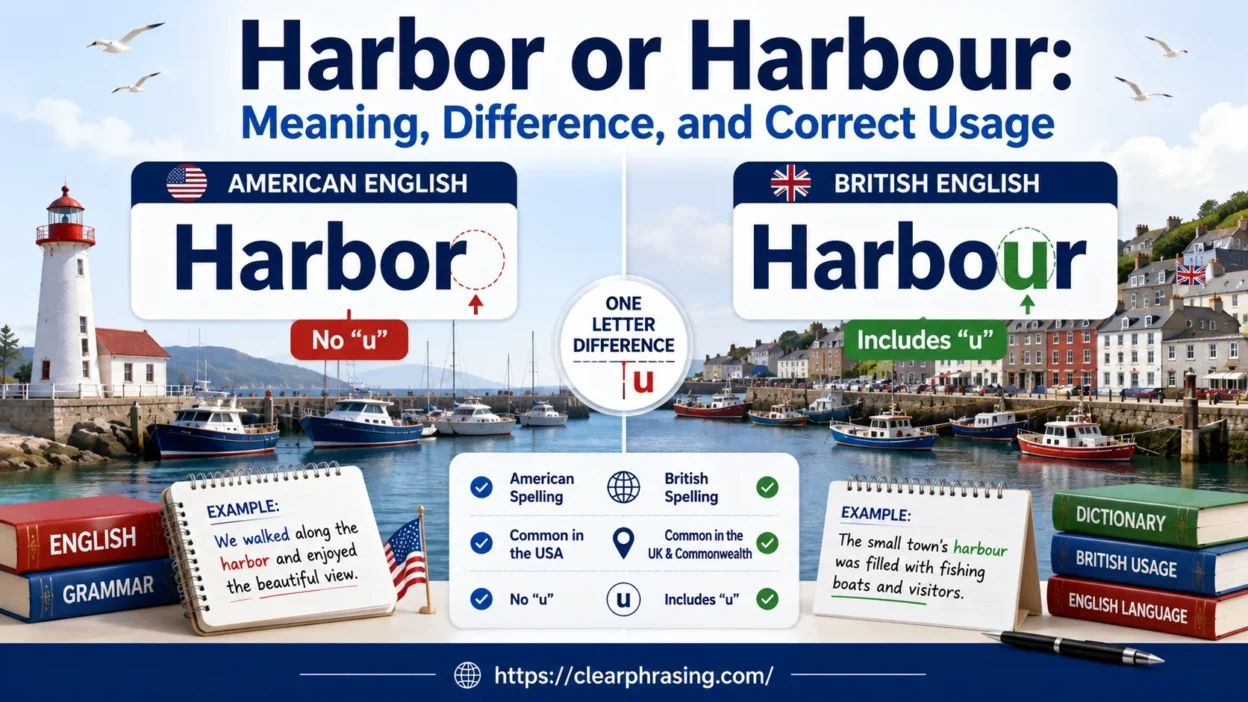 Harbor or Harbour