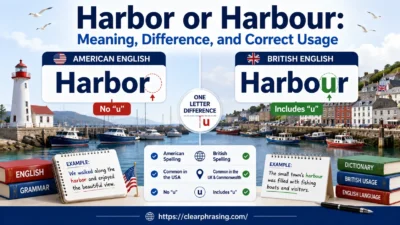 Harbor or Harbour