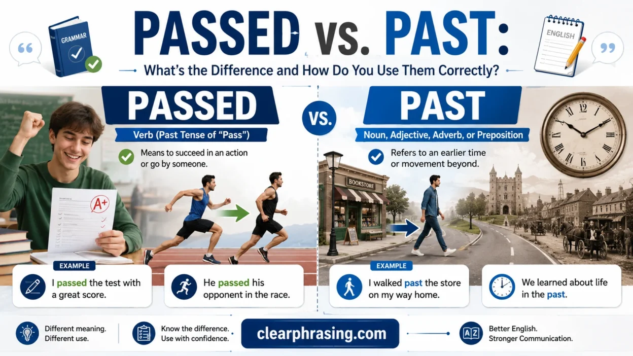 Passed vs Past