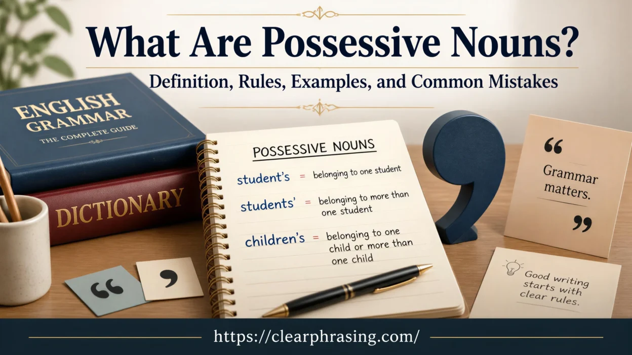 Possessive Nouns