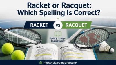 Racket or Racquet