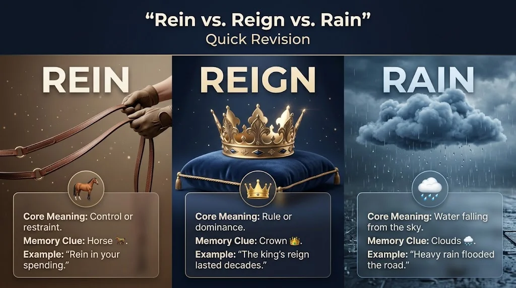 Rein vs. Reign Quick Comparison