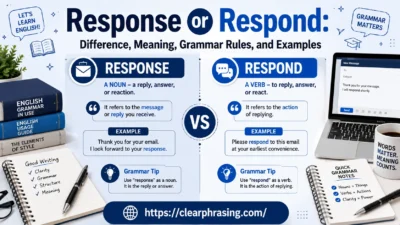Response or Respond