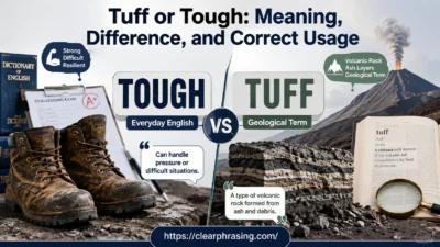 Tuff or Tough