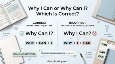 Why I Can or Why Can I