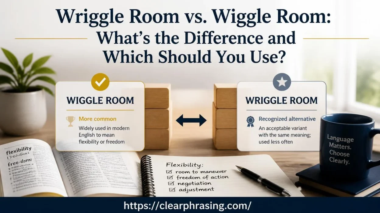Wriggle Room vs. Wiggle Room